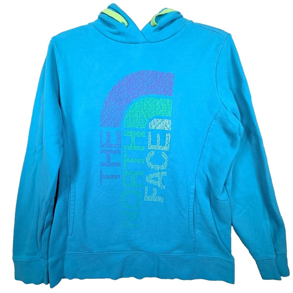 The North Face Hoodie Sweatshirt Unique Graphic Logo Outdoor Women's Size L